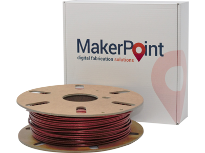MakerPoint PLA Red Glitter 1.75mm 750g