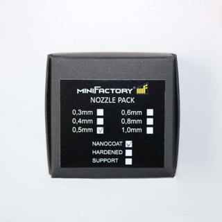 miniFactory Nozzle Pack Hardened Nanocoat 0,5mm (5 pcs)