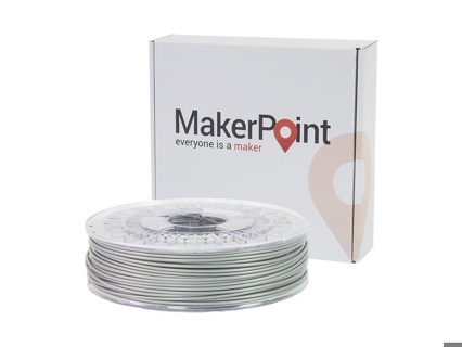 MakerPoint PLA White Aluminium 1.75mm 2.3kg